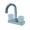 Bath & Kitchen Products B&K Bar | Two Acrylic Handle - Chrome (Clamshell)