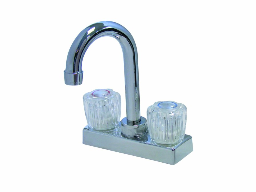 Bath & Kitchen Products B&K Bar | Two Acrylic Handle - Chrome (Clamshell)