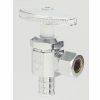 Valves, Fittings & Connectors ProLine Series Angle Stops | Chrome Plated Brass 1/2-In Pex X 3/8-In Comp Angle Stop