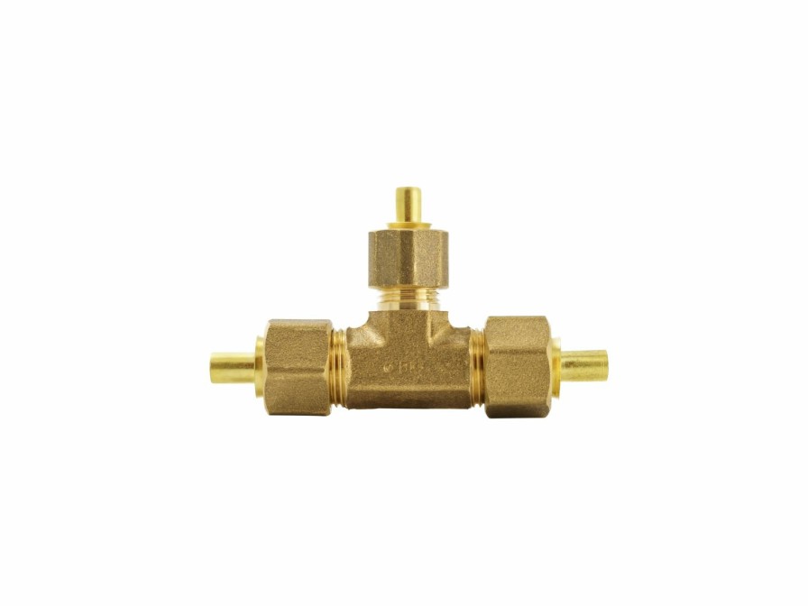 Valves, Fittings & Connectors ProLine Series Compression Fittings | Brass 3/8-In Comp X 3/8-In Comp X 1/4-In Comp Reducing Tee