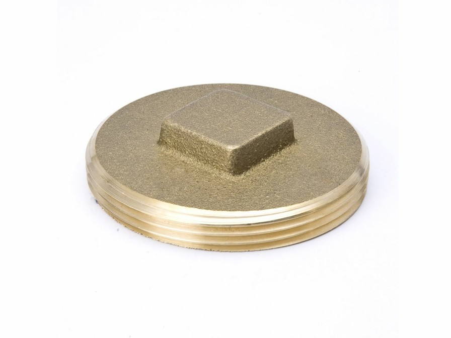 Valves, Fittings & Connectors B&K Metal | Brass 3-In Npt Raised Square Head Plug