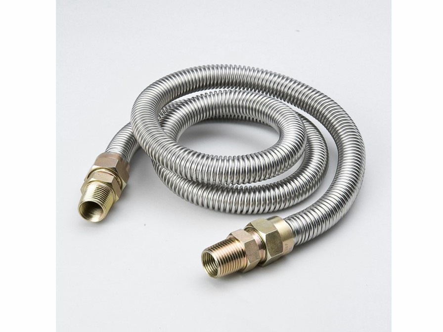 Valves, Fittings & Connectors ProLine Series Uncoated Flexible Gas Connectors | 60-In 1/2-In Id Csst Gas Connector - 1/2-In Mip X 1/2-In Mip