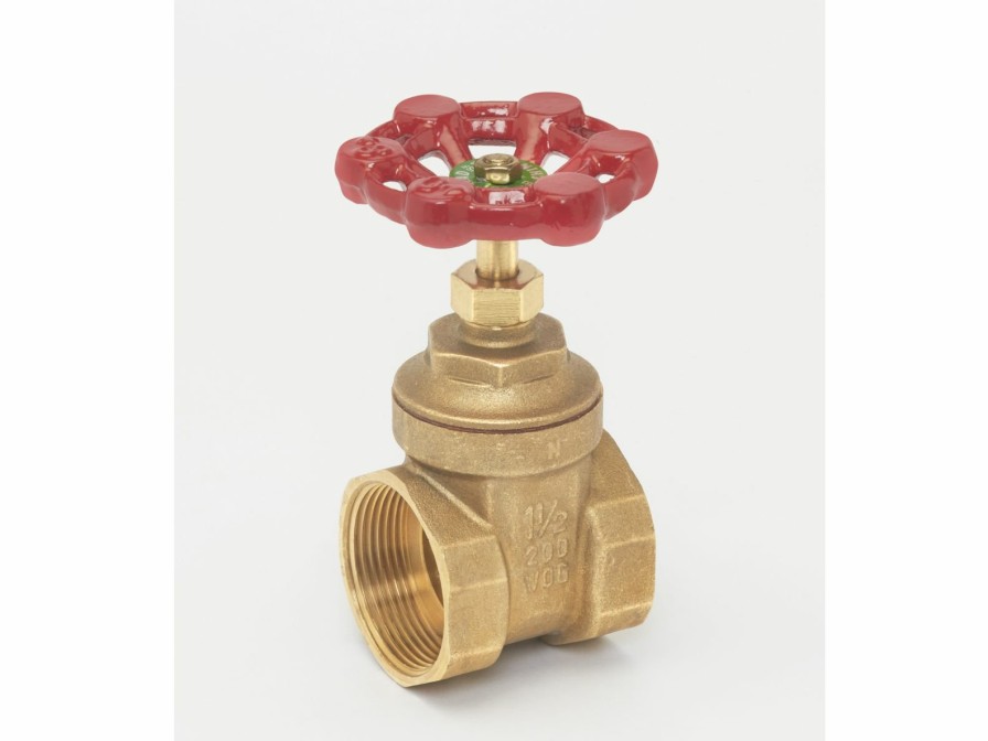 Valves, Fittings & Connectors ProLine Series Plumbing Valves | Brass 1-1/2-In Fip X 1-1/2-In Fip Compact Pattern Gate Valve - Lead-Free