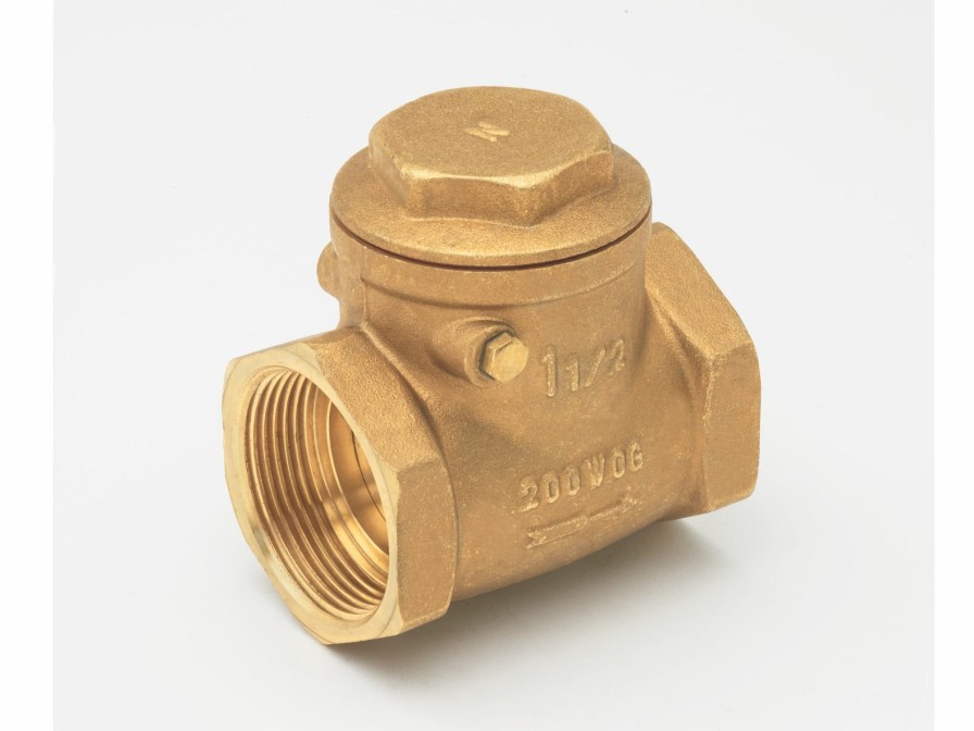 Valves, Fittings & Connectors ProLine Series Plumbing Valves | Brass 2-1/2-In Fip X 2-1/2-In Fip Swing Check Valve - Lead-Free