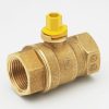 Valves, Fittings & Connectors ProLine Series Gas Valves | Brass 3/4-In Fip X 3/4-In Fip Square Head 1-Pc Body Gas Valve