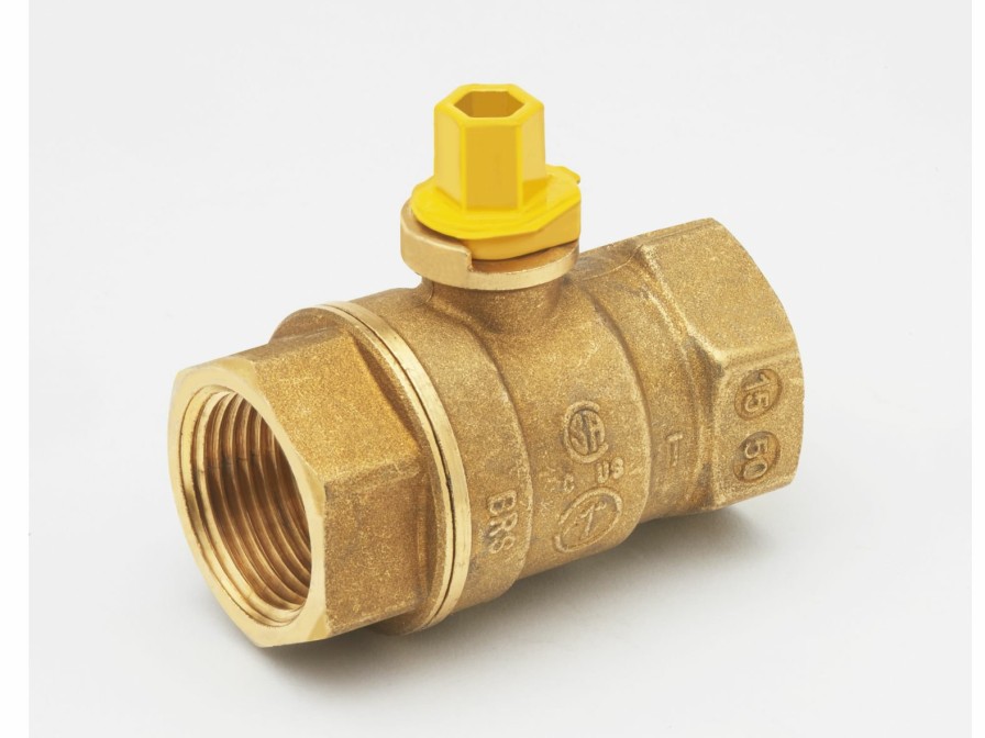 Valves, Fittings & Connectors ProLine Series Gas Valves | Brass 3/4-In Fip X 3/4-In Fip Square Head 1-Pc Body Gas Valve