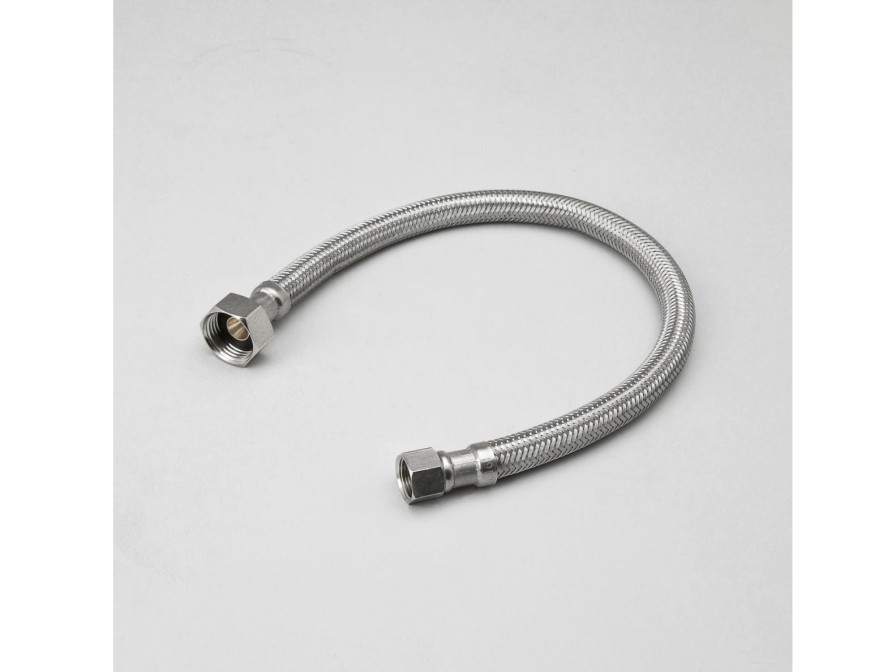 Valves, Fittings & Connectors ProLine Series Faucet Connectors | 3/8-In Comp X 1/2-In Fip X 16-In Braided Stainless Steel Faucet Supply Line