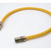 Valves, Fittings & Connectors ProLine Series Yellow Epoxy Coated Flexible Gas Connectors | 24-In 3/8-In Id Yellow Coated Csst Gas Connector - 1/2-In Mip X 1/2-In Fip