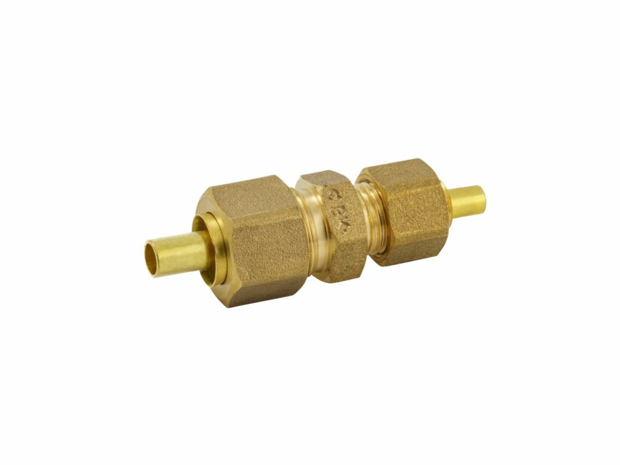 Valves, Fittings & Connectors ProLine Series Compression Fittings | Brass 3/8-In Comp X 1/4-In Comp Reducing Union