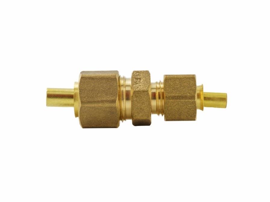 Valves, Fittings & Connectors ProLine Series Compression Fittings | Brass 3/8-In Comp X 1/4-In Comp Reducing Union