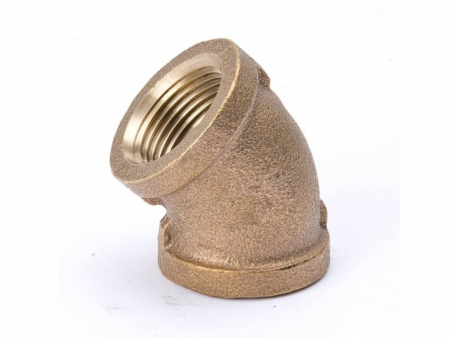 Piping Systems Southland Fittings | 1/2-In Fip Red Brass 45° Elbow