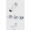 Bath & Kitchen Products B&K Tub & Shower | Three Metal Handle W/ Showerhead & Spout - Chrome