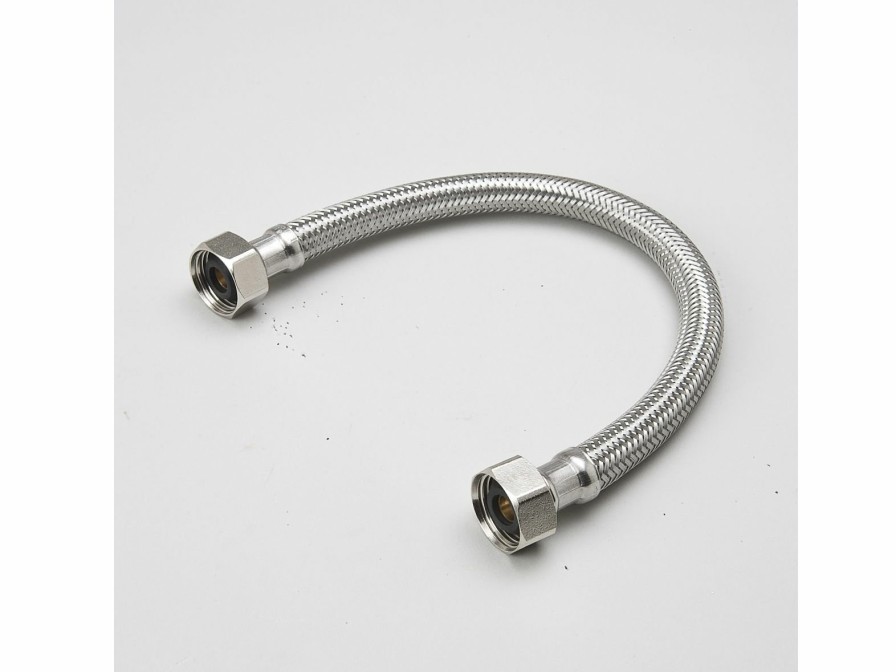 Valves, Fittings & Connectors ProLine Series Faucet Connectors | 1/2-In Fip X 1/2-In Fip X 20-In Braided Stainless Steel Faucet Supply Line