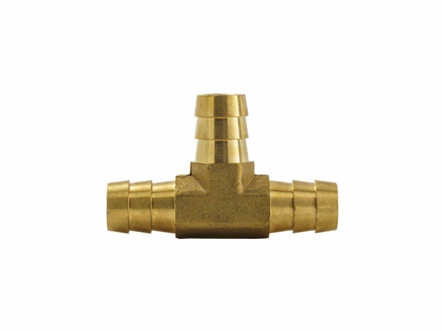 Valves, Fittings & Connectors ProLine Series Brass Barbed Fittings | Brass 1/2-In Barb X 1/2-In Barb X 1/2-In Barb Tee