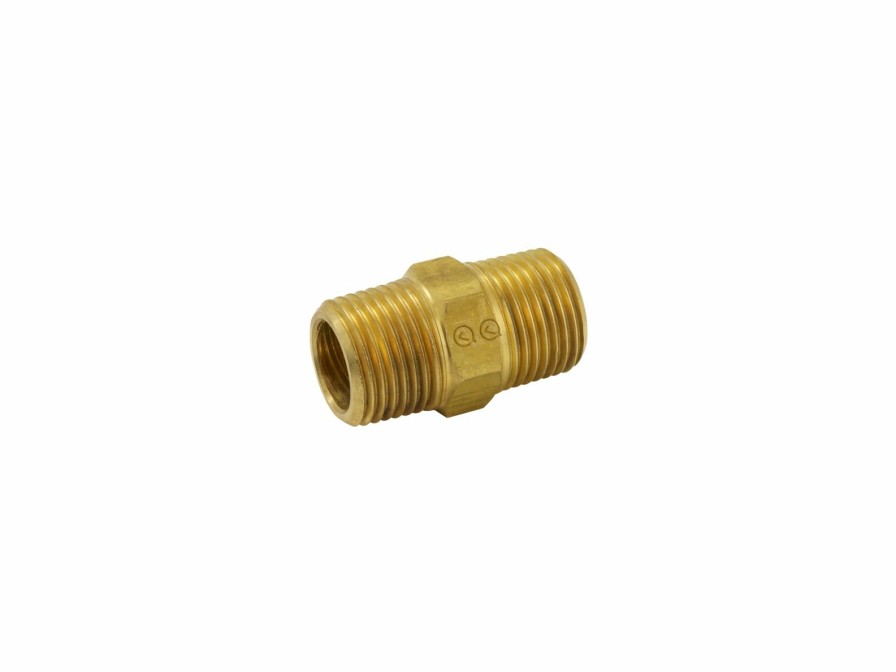 Valves, Fittings & Connectors ProLine Series Brass Fittings & Nipples | Brass 3/8-In Mip Hex Nipple