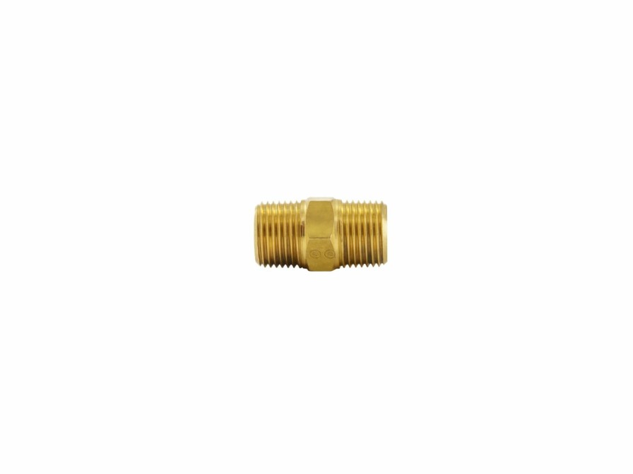 Valves, Fittings & Connectors ProLine Series Brass Fittings & Nipples | Brass 3/8-In Mip Hex Nipple