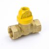 Valves, Fittings & Connectors ProLine Series Gas Valves | 1/2-In Fip Brass 1-Piece Safety Handle Gas Ball Valve Series 7701Gso