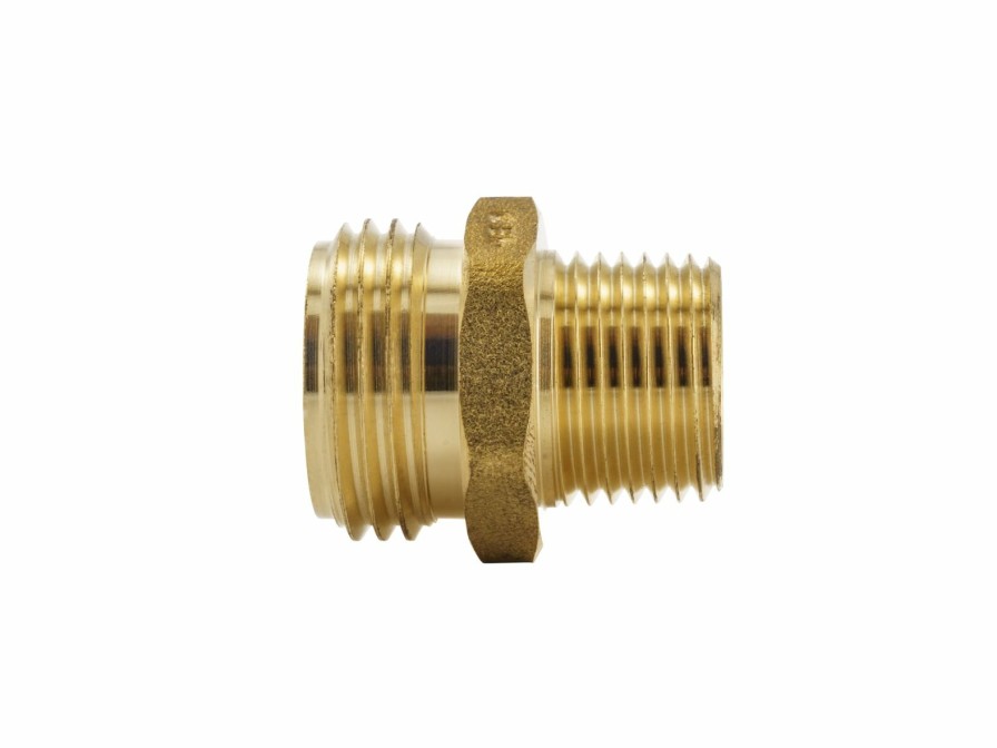 Valves, Fittings & Connectors ProLine Series Garden Hose Fittings | Brass 3/4-In Mht X 1/2-In Mip Adapter