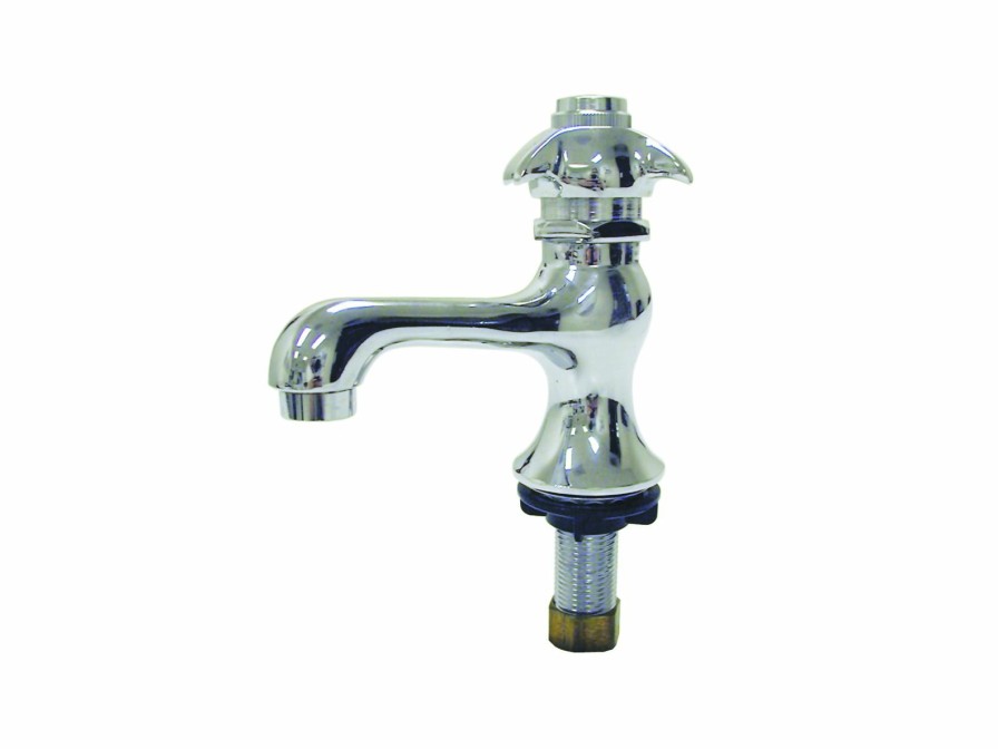 Bath & Kitchen Products B&K Utility | Basin Faucet - Self-Closing - Heavy Duty Single Hole - Chrome