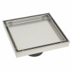 Bath & Kitchen Products B&K Square Models | 4-In Tile-Insquare 2-In Shower Drain