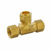 Valves, Fittings & Connectors ProLine Series Compression Fittings | Brass 3/8-In Comp X 3/8-In Comp Adapter Tee