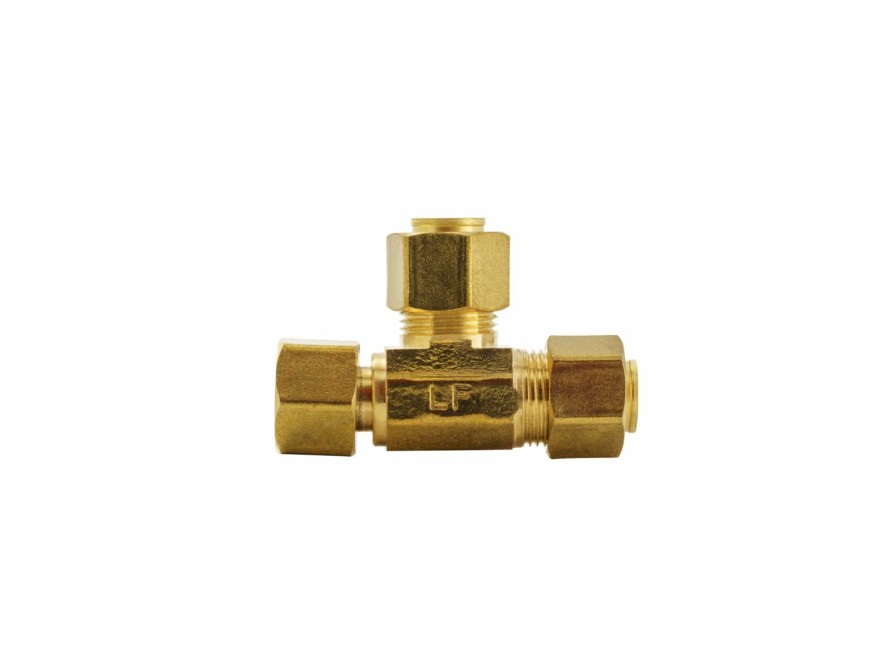 Valves, Fittings & Connectors ProLine Series Compression Fittings | Brass 3/8-In Comp X 3/8-In Comp Adapter Tee