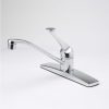 Bath & Kitchen Products B&K Kitchen | Single Metal Lever Handle Less Spray - Square Base - Chrome