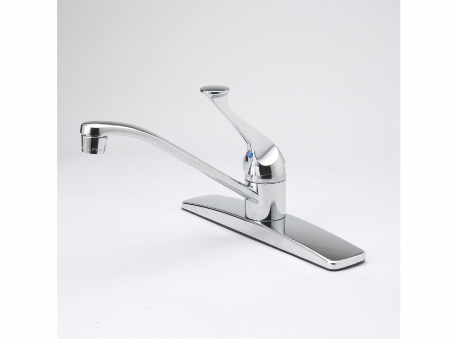 Bath & Kitchen Products B&K Kitchen | Single Metal Lever Handle Less Spray - Square Base - Chrome