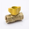 Valves, Fittings & Connectors ProLine Series Gas Valves | Brass 1/2-In Fip X 1/2-In Fip Tee Handle 2-Pc Body Gas Valve