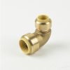 Valves, Fittings & Connectors ProLine Series Brass Push Fit | 3/4-In Pf X 1/2-In Pf Brass Push Fit Reducing 90 Elbow