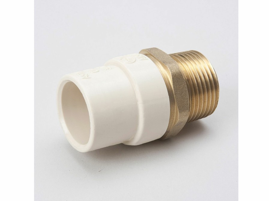 Valves, Fittings & Connectors B&K Transition | Cpvc 1-1/2-In Solv X 1-1/2-In Mip Brass Transition Adapter