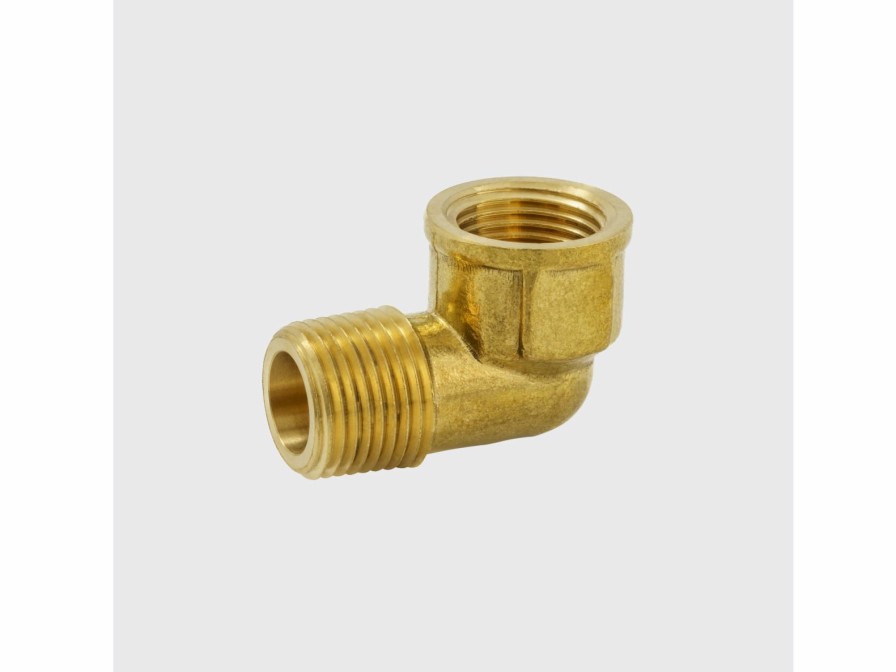 Valves, Fittings & Connectors ProLine Series Brass Fittings & Nipples | Brass 3/8-In Mip X 3/8-In Fip Street Elbow