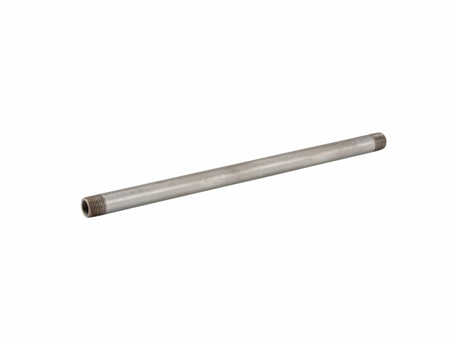 Piping Systems Southland Galvanized | 3/8-In X 12-In Galvanized Steel Schedule 40 Nipple - Barcoded