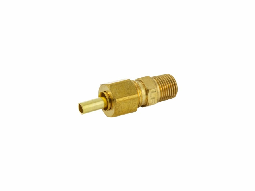 Valves, Fittings & Connectors ProLine Series Compression Fittings | Brass 1/4-In Comp X 1/8-In Mip Connector