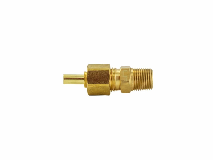 Valves, Fittings & Connectors ProLine Series Compression Fittings | Brass 1/4-In Comp X 1/8-In Mip Connector