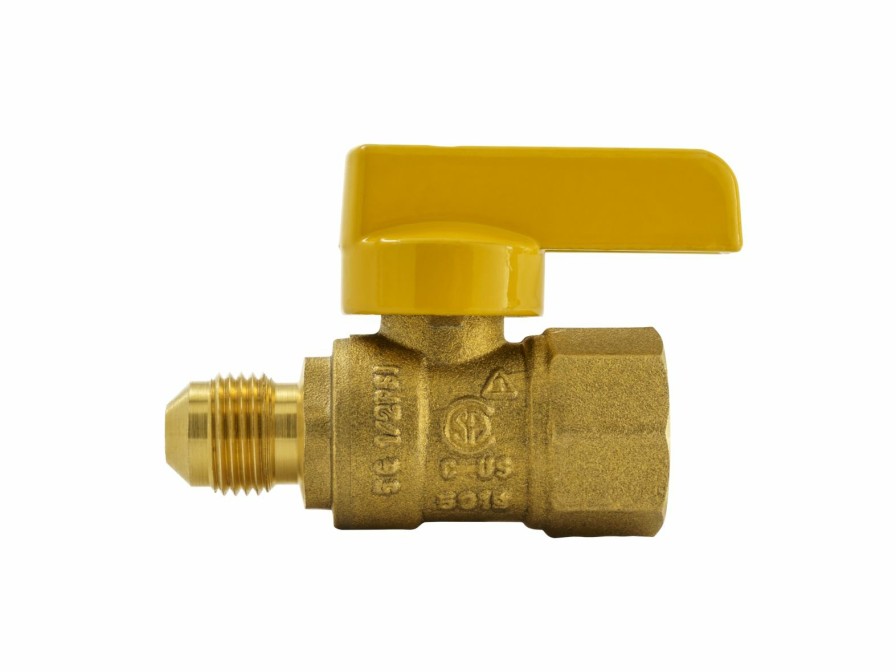 Valves, Fittings & Connectors ProLine Series Flare Fittings | Brass 3/8-In Fl X 1/2-In Fip Shut-Off Valve