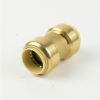 Valves, Fittings & Connectors ProLine Series Brass Push Fit | 1/2-In Pf Brass Push Fit Coupling