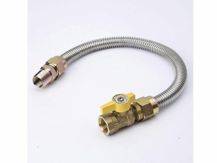 Valves, Fittings & Connectors ProLine Series Uncoated Flexible Gas Connectors | 36-In 1/2-In Id Csst Gas Connector - 1/2-In Mip X 1/2-In Fip