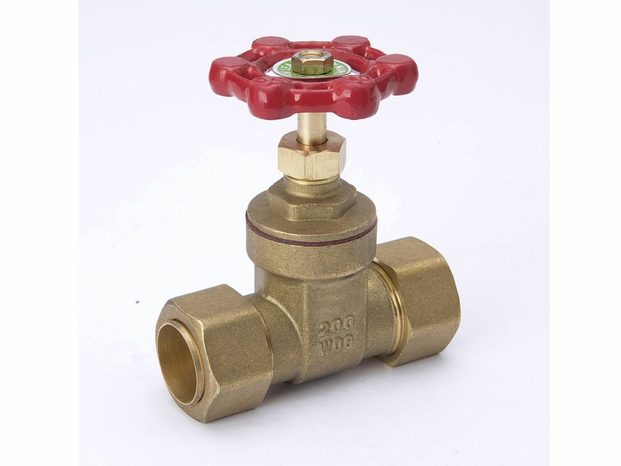 Valves, Fittings & Connectors ProLine Series Plumbing Valves | Brass 1/2-In Comp X 1/2-In Comp Compact Pattern Gate Valve - Lead-Free