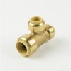 Valves, Fittings & Connectors ProLine Series Brass Push Fit | 3/4-In Pf X 1/2-In Pf X 3/4-In Pf Brass Push Fit Reducing Tee