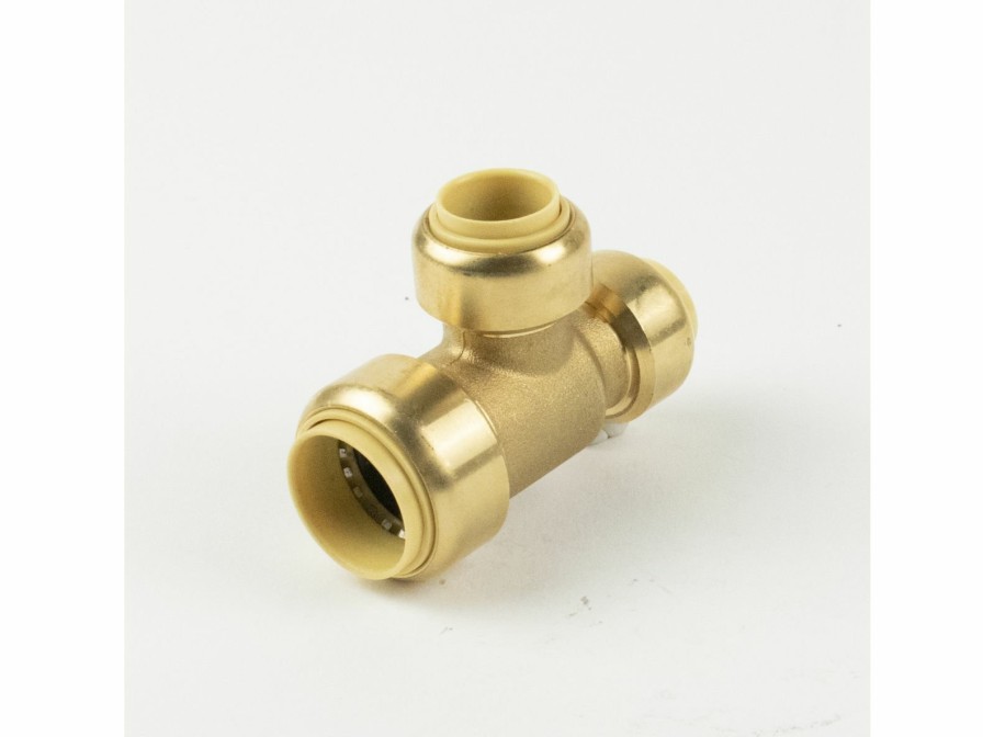 Valves, Fittings & Connectors ProLine Series Brass Push Fit | 3/4-In Pf X 1/2-In Pf X 3/4-In Pf Brass Push Fit Reducing Tee