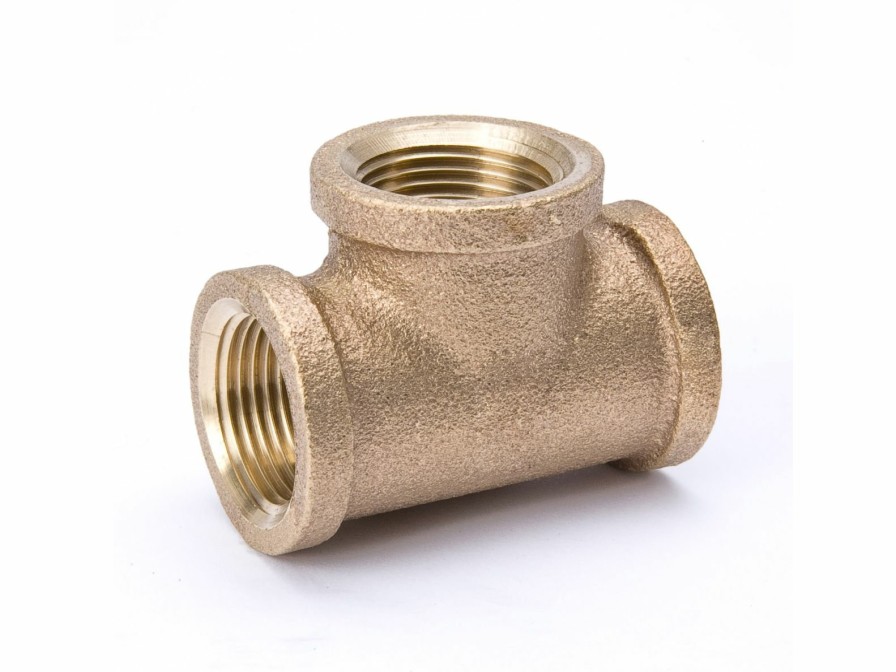 Piping Systems Southland Fittings | 3/8-In Fip Red Brass Tee