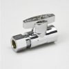 Valves, Fittings & Connectors ProLine Series Straight Stops | Chrome Plated Brass 1/2-In Fip X 1/2-In Comp Straight Stop