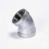 Piping Systems Southland Galvanized Iron | 1/4-In Fip Galvanized 45-Degree Elbow - Barcoded