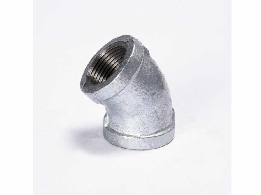 Piping Systems Southland Galvanized Iron | 1/4-In Fip Galvanized 45-Degree Elbow - Barcoded