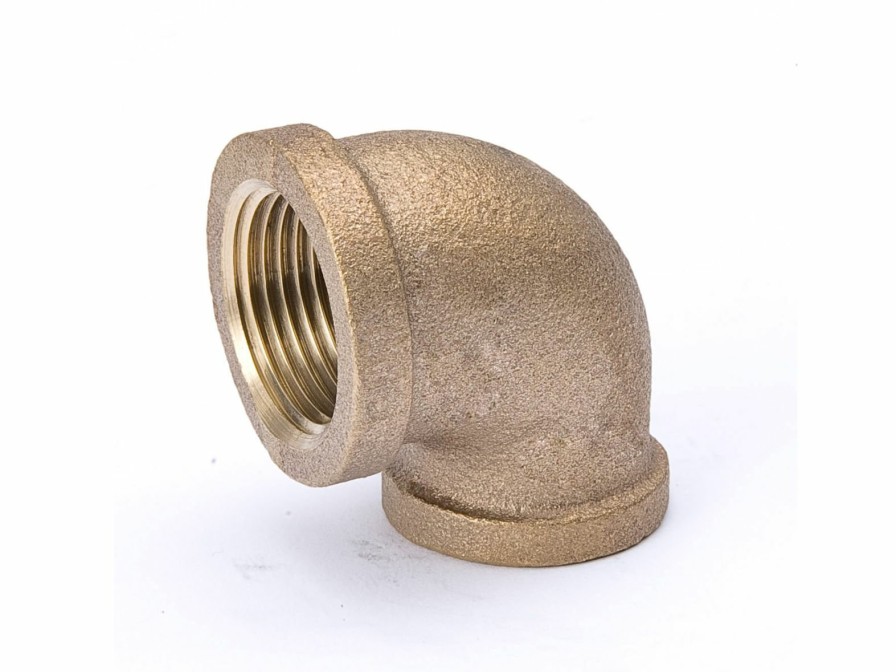 Piping Systems Southland Fittings | 1-In X 3/4-In Fip Red Brass 90° Reducing Elbow