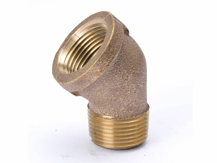 Piping Systems Southland Fittings | 1/2-In Fip X Mip Red Brass 45° Elbow