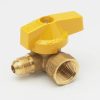 Valves, Fittings & Connectors ProLine Series Gas Valves | Brass 15/16-In Fl X 3/4-In Fip 1-Pc Body Angle Gas Valve