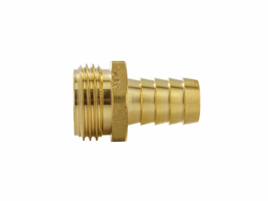 Valves, Fittings & Connectors ProLine Series Garden Hose Fittings | Brass 5/8-In Barb X 3/4-In Mht Adapter