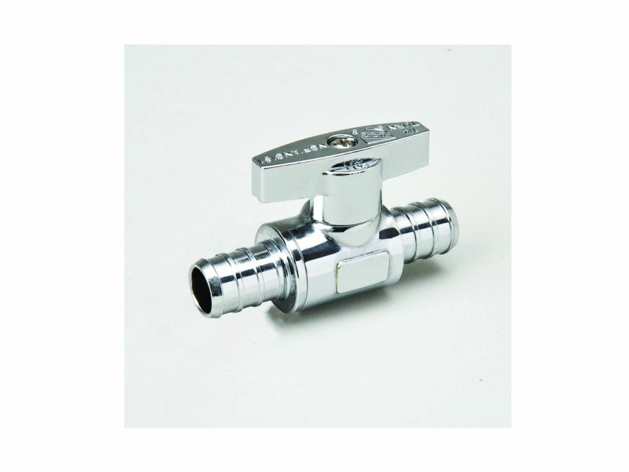 Valves, Fittings & Connectors ProLine Series Straight Stops | Chrome Plated Brass 1/2-In Pex X 1/2-In Pex Straight Stop